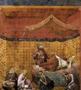 GIOTTO di Bondone Dream of St Gregory oil painting artist